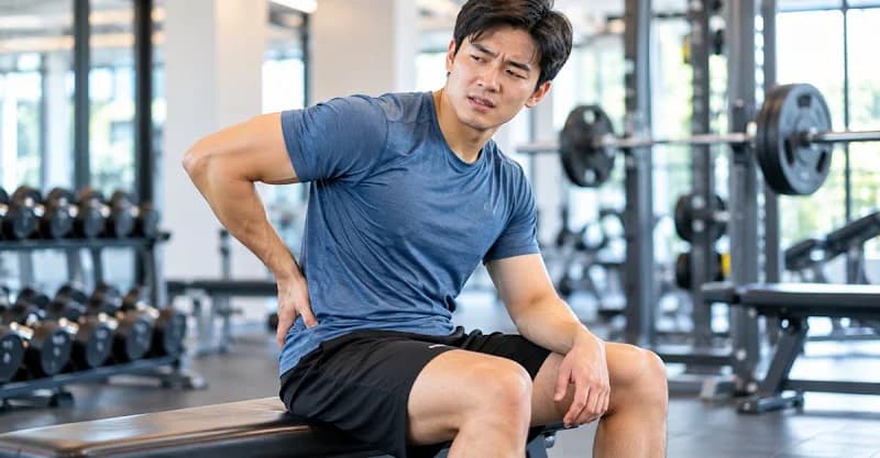Tập gym bị đau lưng dưới: Nguyên nhân và cách xử lý an toàn