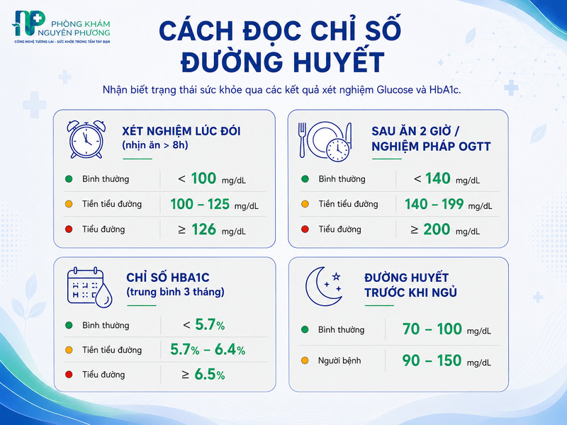 Nhận biết trạng thái sức khỏe qua các kết quả xét nghiệm Glucose và HbA1c