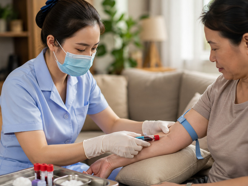 Dịch vụ lấy mẫu máu tận nơi chuyên nghiệp giúp người bệnh tiết kiệm thời gian di chuyển