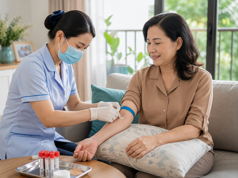 Dịch vụ xét nghiệm tại nhà giúp người bệnh an tâm, không cần di chuyển lúc đói