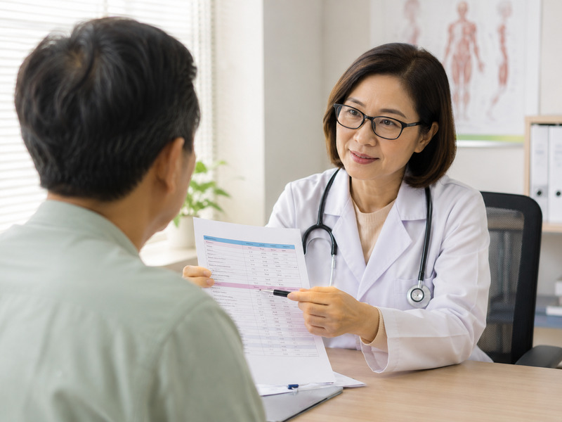 Chuyên gia y tế đối chiếu các chỉ số sinh hóa để đưa ra đánh giá khách quan