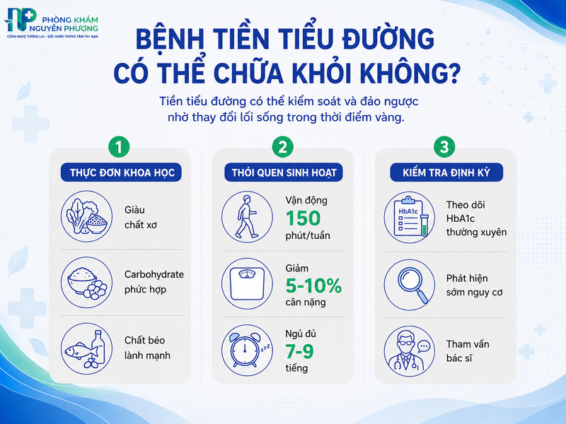 Chế độ dinh dưỡng và vận động khoa học giúp đưa chỉ số đường huyết về mức an toàn.