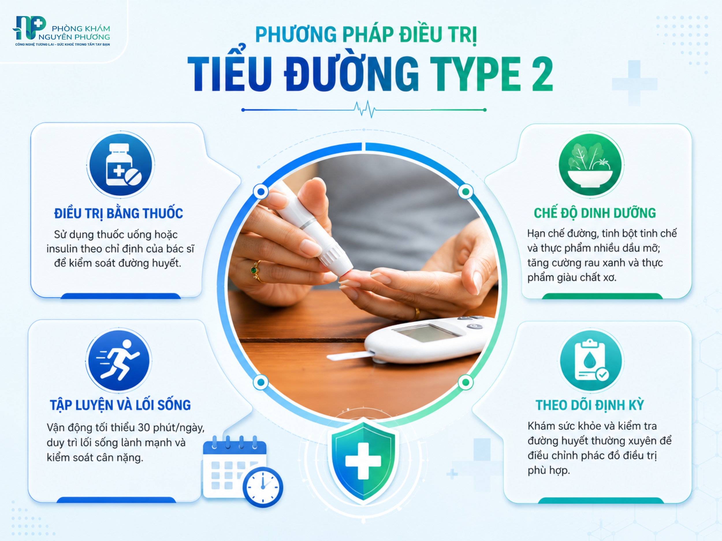 Kết hợp dinh dưỡng và vận động để kiểm soát tiểu đường type 2