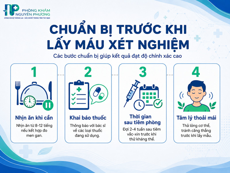 Lưu ý quan trọng trước khi thực hiện xét nghiệm máu