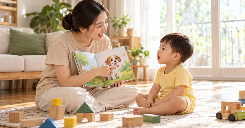 Hướng dẫn làm bài test trẻ chậm nói tại nhà