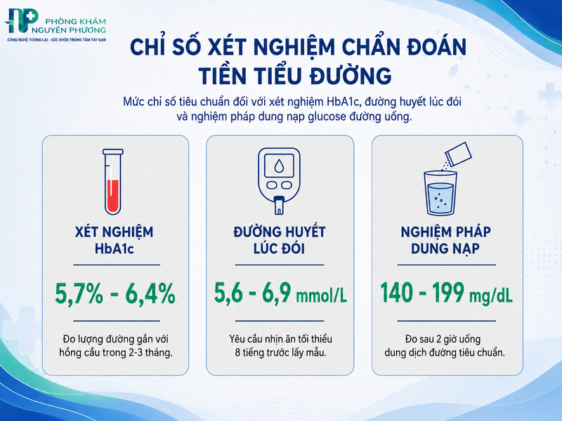 Ba chỉ số xét nghiệm huyết học quan trọng giúp xác định chính xác tình trạng tiền tiểu đường.