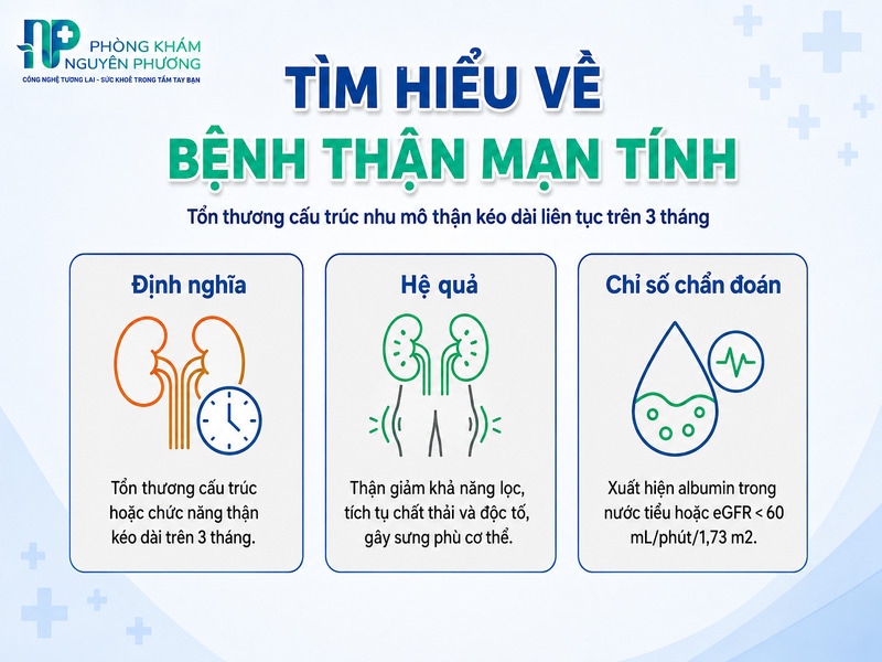 Cấu trúc thận và ảnh hưởng của bệnh thận mạn tính