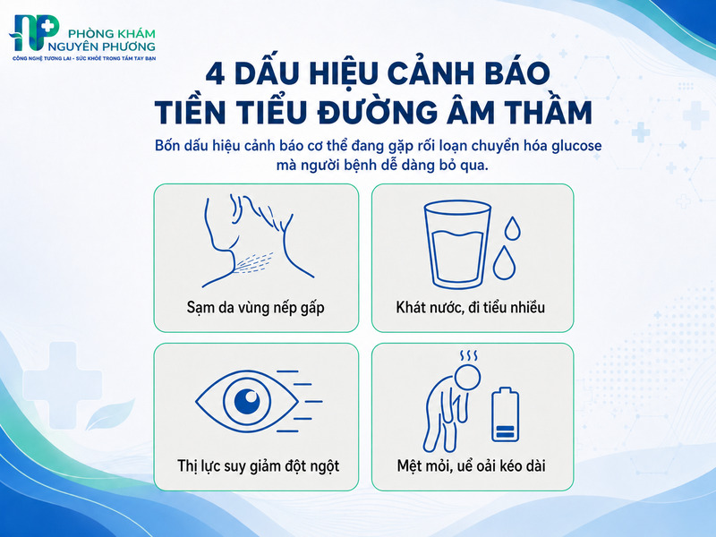 Nhận biết sớm các biểu hiện rối loạn chuyển hóa để can thiệp kịp thời trước khi quá muộn.