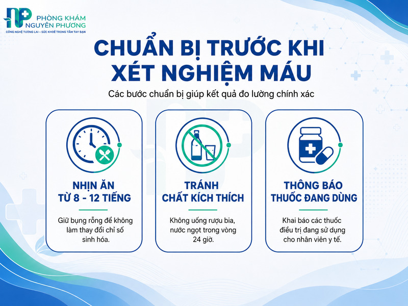 Những lưu ý chuẩn bị quan trọng trước khi xét nghiệm máu