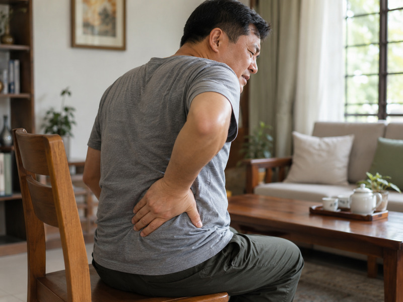 Cơn đau quặn vùng thắt lưng do sỏi thận di chuyển và kẹt lại