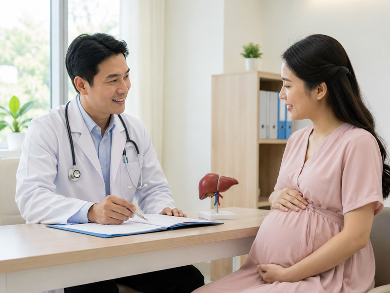 Bác sĩ tư vấn xét nghiệm đo tải lượng virus cho thai phụ mang mầm bệnh