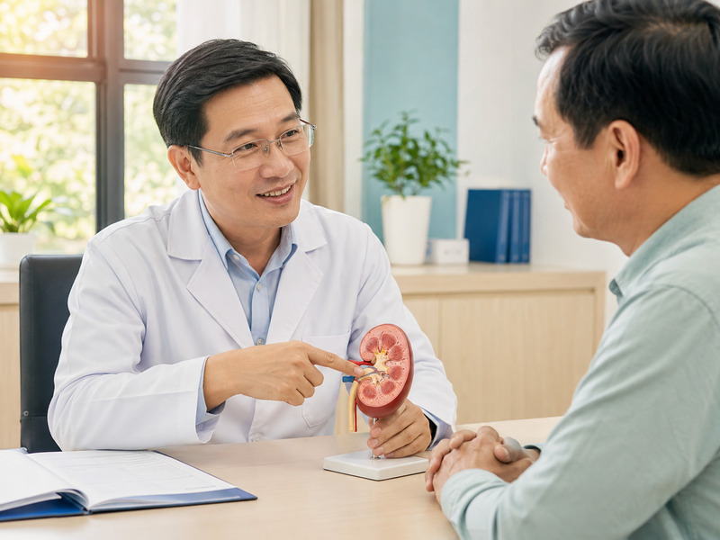Bác sĩ tư vấn chế độ sinh hoạt bảo vệ sức khỏe chức năng thận