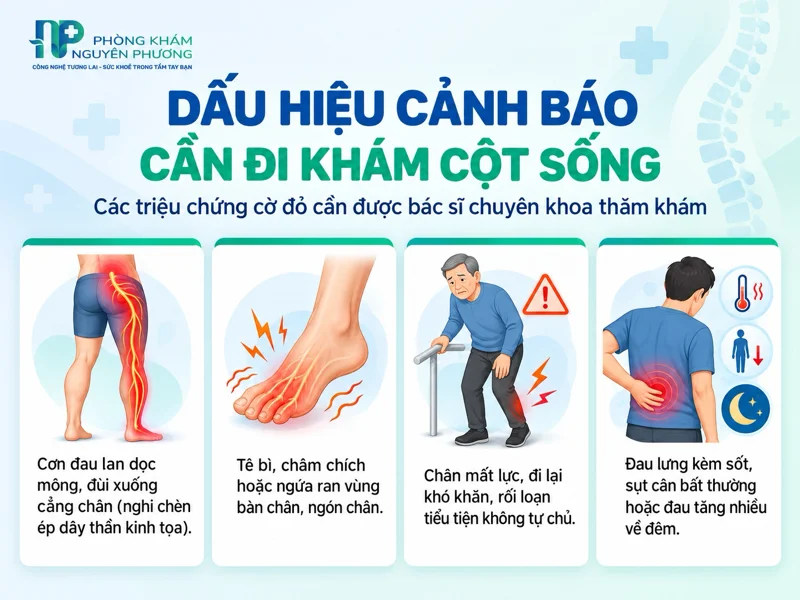 Các dấu hiệu cảnh báo nguy hiểm cần đi thăm khám ngay