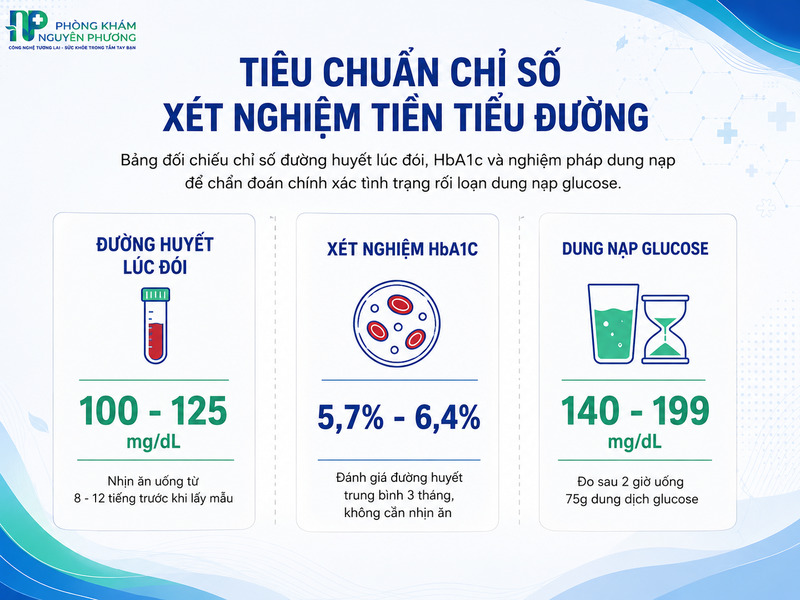 Các khoảng giá trị huyết học giúp xác định sớm nguy cơ mắc bệnh.