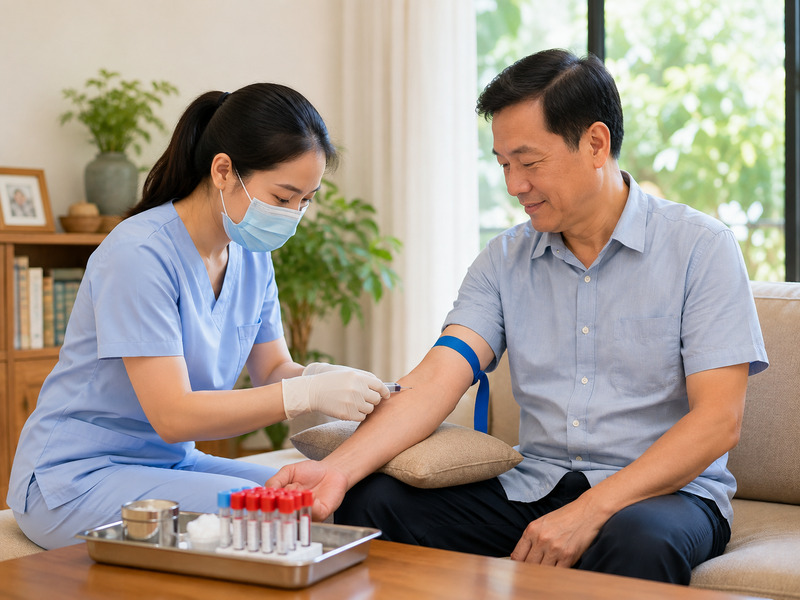 Quy trình lấy mẫu máu tĩnh mạch nhẹ nhàng và nhanh chóng tại nhà