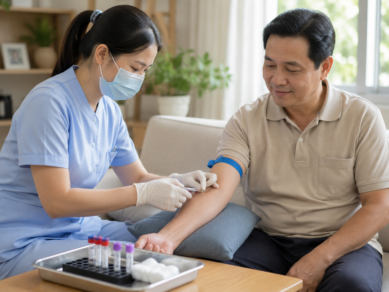 Dịch vụ lấy mẫu máu xét nghiệm tại nhà tiện lợi và chính xác.