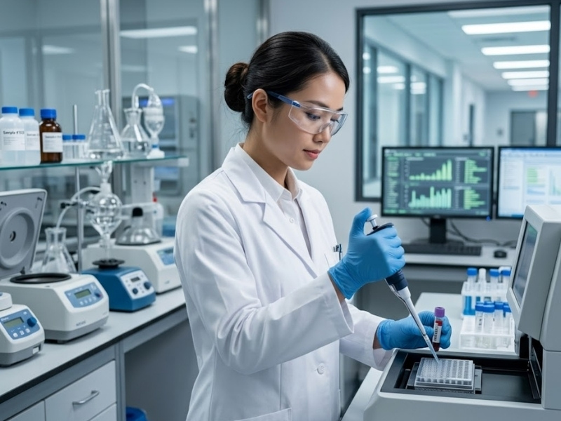 Hệ thống máy móc hiện đại hỗ trợ phân tích và phát hiện sớm các dấu ấn di truyền
