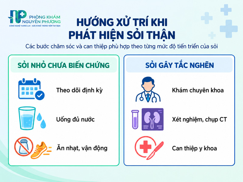Hướng xử trí sau khi có kết quả siêu âm