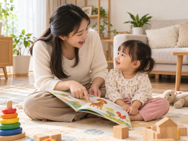 Tương tác trực tiếp và trò chuyện giúp trẻ phát triển ngôn ngữ tự nhiên