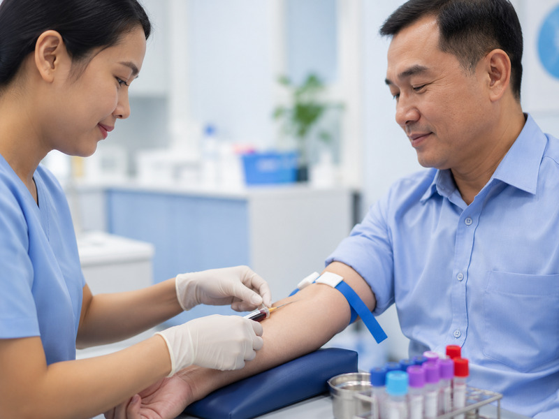 Xét nghiệm máu là bước đầu tiên hỗ trợ đánh giá các dấu ấn sinh học ung thư